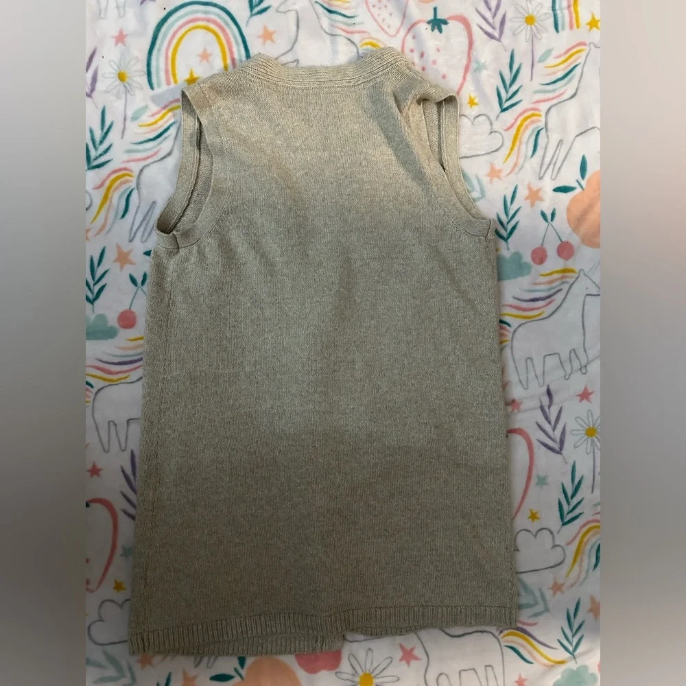 White‎ House Black Market Tan Knit Vest - Picture 4 of 5